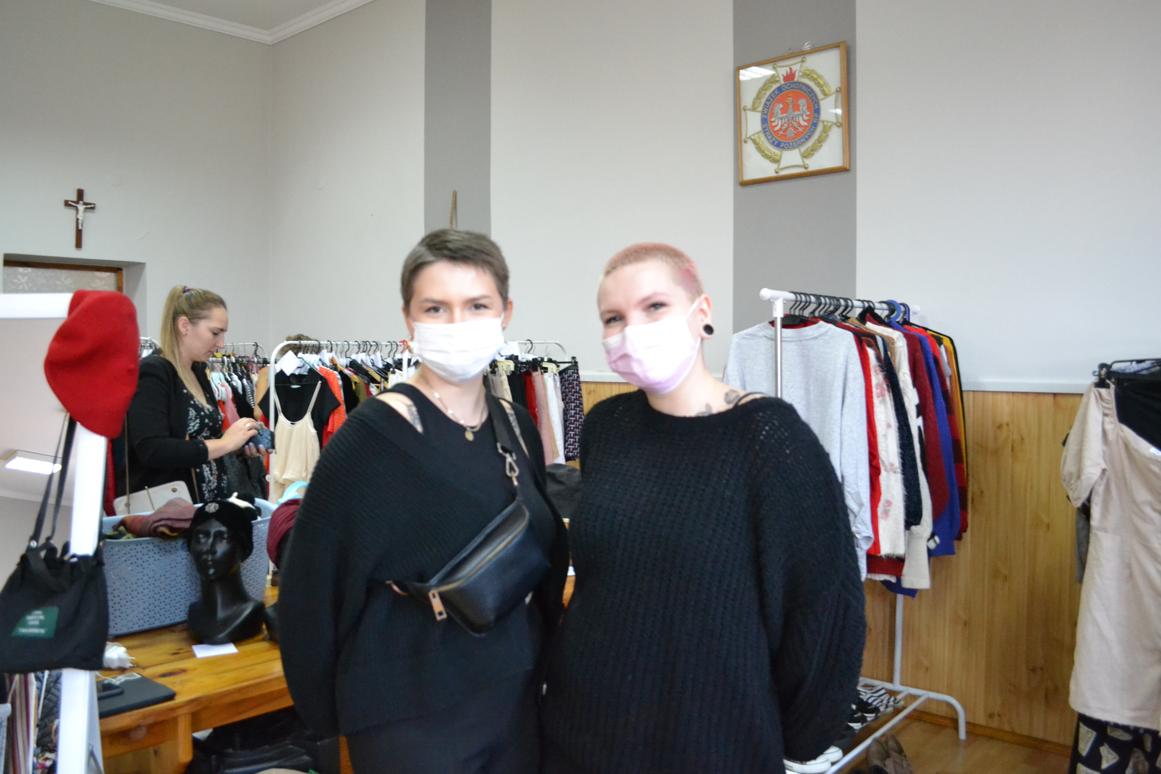 Na zdjęciu organizatorki wydarzenia. Od lewej: Angelika Postawka i Monika Koczy Łasiewicka.