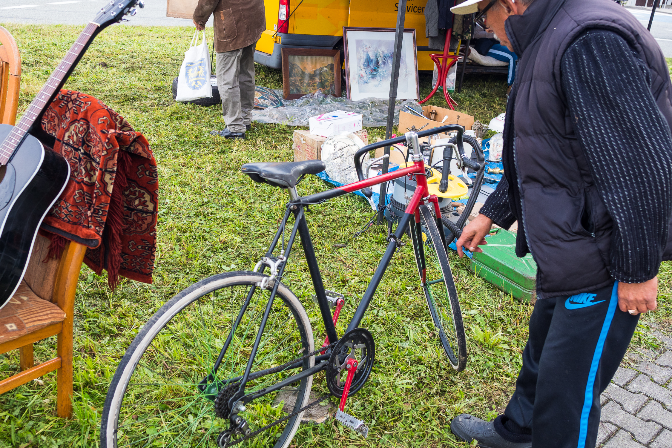 Rower marki Romet, który jak zapewniał sprzedający - sam jeździ - 500 zł